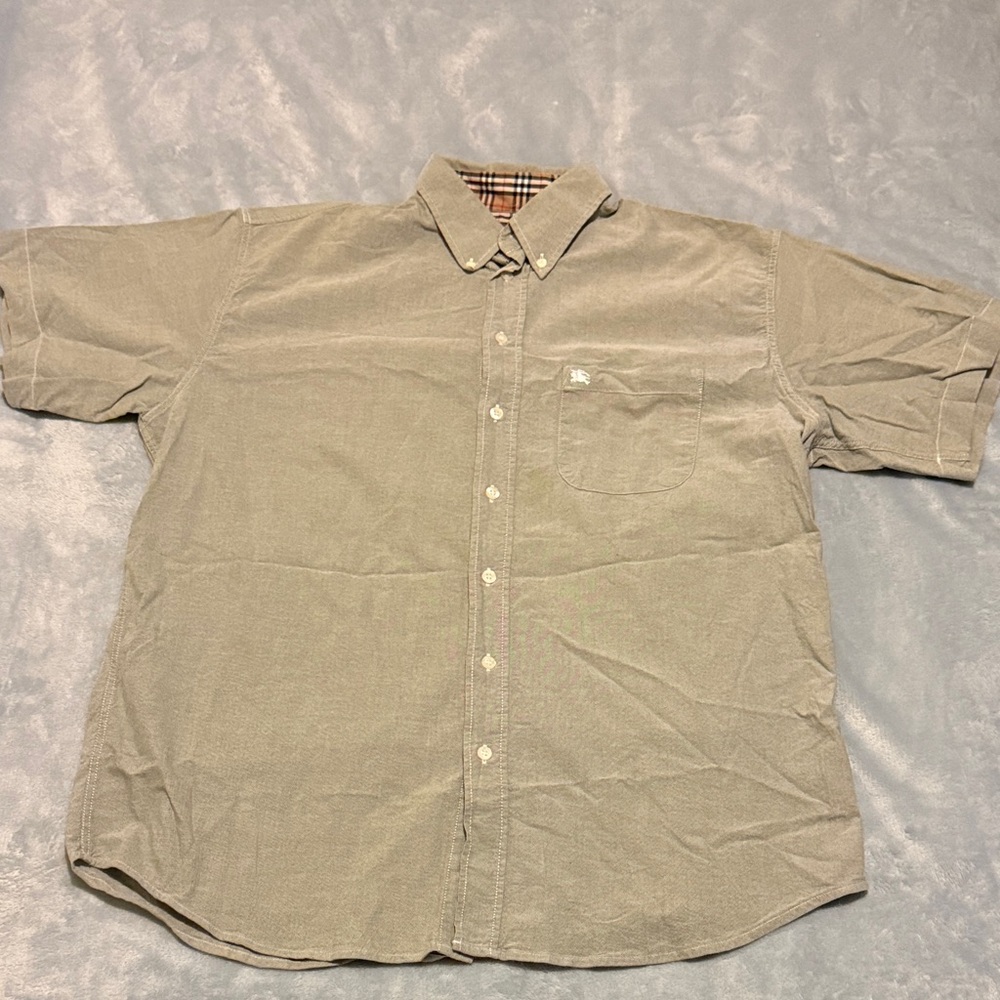 Burberry Beige Casual Button Down Shirt
